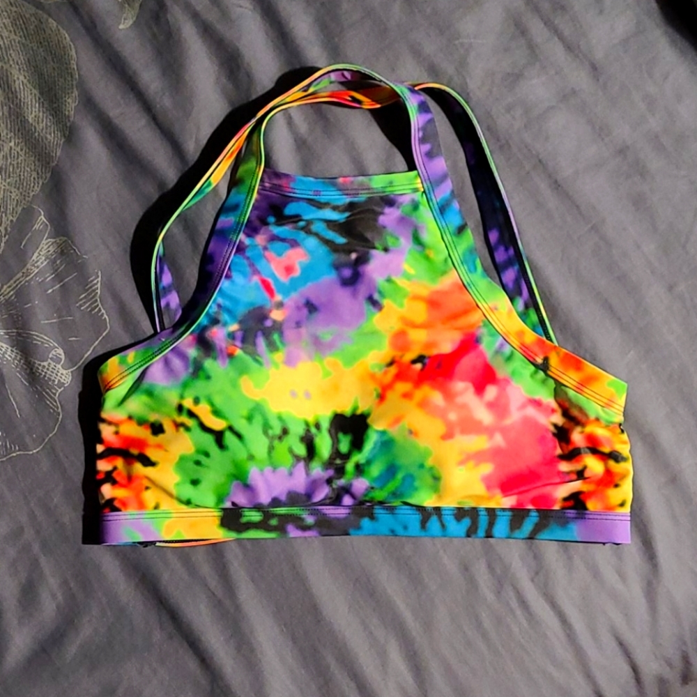 ⭐Skinny Dip Tie Dye Swim Top🌈